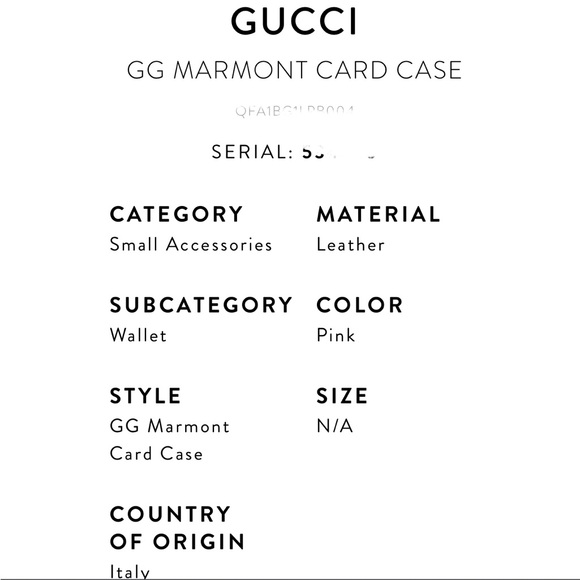 Authenticated Gucci GG Marmot Leather Wallet NEW - Picture 2 of 10